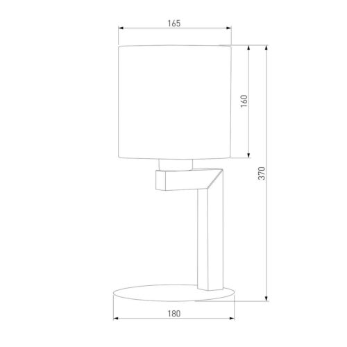 Купить Настольная лампа TK Lighting 5031 Troy Gray по цене 13100 руб.
