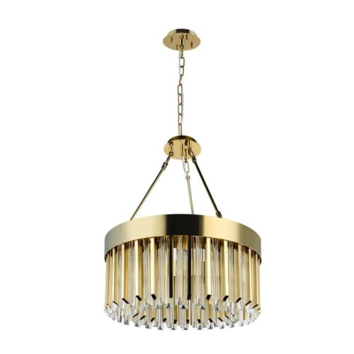 Купить Подвесная люстра Lumien Hall Карре LH3056/9P-GDCG по цене 63400 руб.