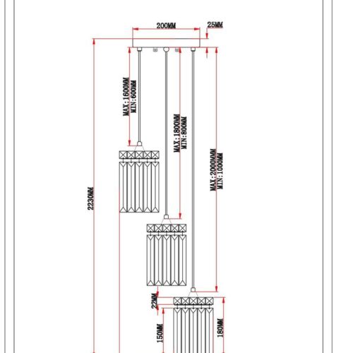 Купить Подвесная люстра Moderli Levi V10755-3P по цене 12490 руб.