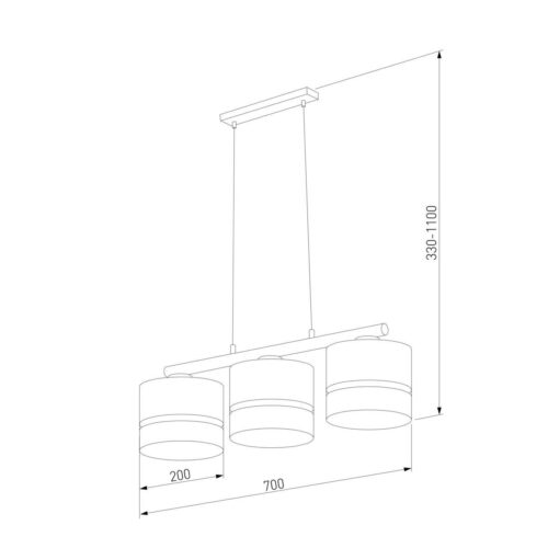 Купить Подвесная люстра TK Lighting 6694 Paglia по цене 26000 руб.
