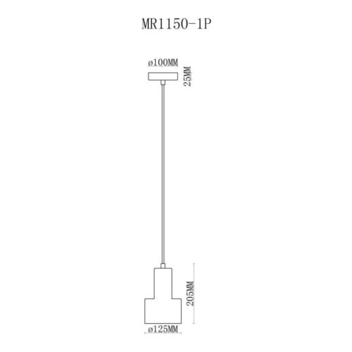 Купить Подвесной светильник MyFar Lima MR1150-1P по цене 4745 руб.