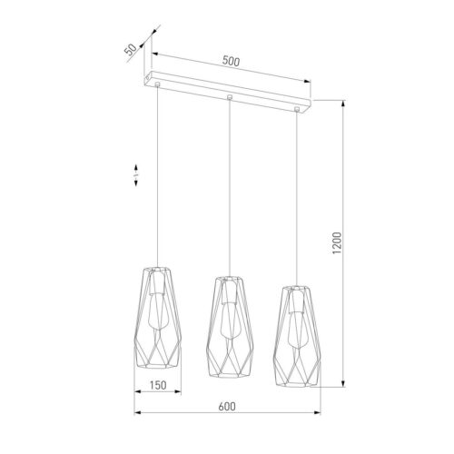 Купить Подвесной светильник TK Lighting 2698 Lugo по цене 29000 руб.