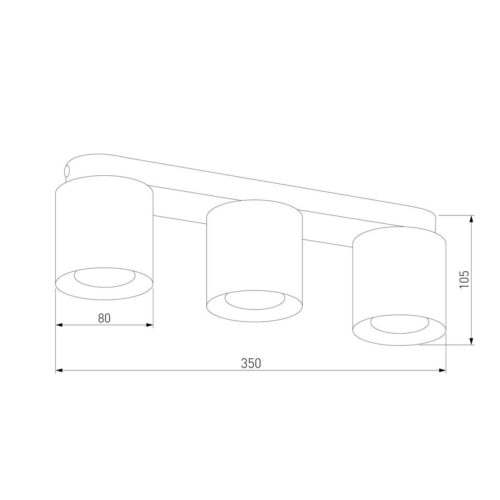 Купить Потолочная люстра TK Lighting 3409 Vico White по цене 14000 руб.