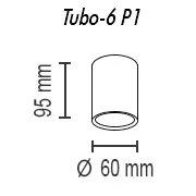 Купить Потолочный светильник TopDecor Tubo6 P1 29 по цене 1000 руб.