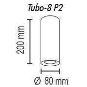 Купить Потолочный светильник TopDecor Tubo8 P2 12 по цене 2860 руб.