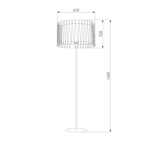Купить Торшер TK Lighting 2899 Harmony Black по цене 43000 руб.