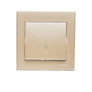 Купить Кнопка звонка Lezard Rain белый жемчуг 703-3030-103 по цене 412 руб.
