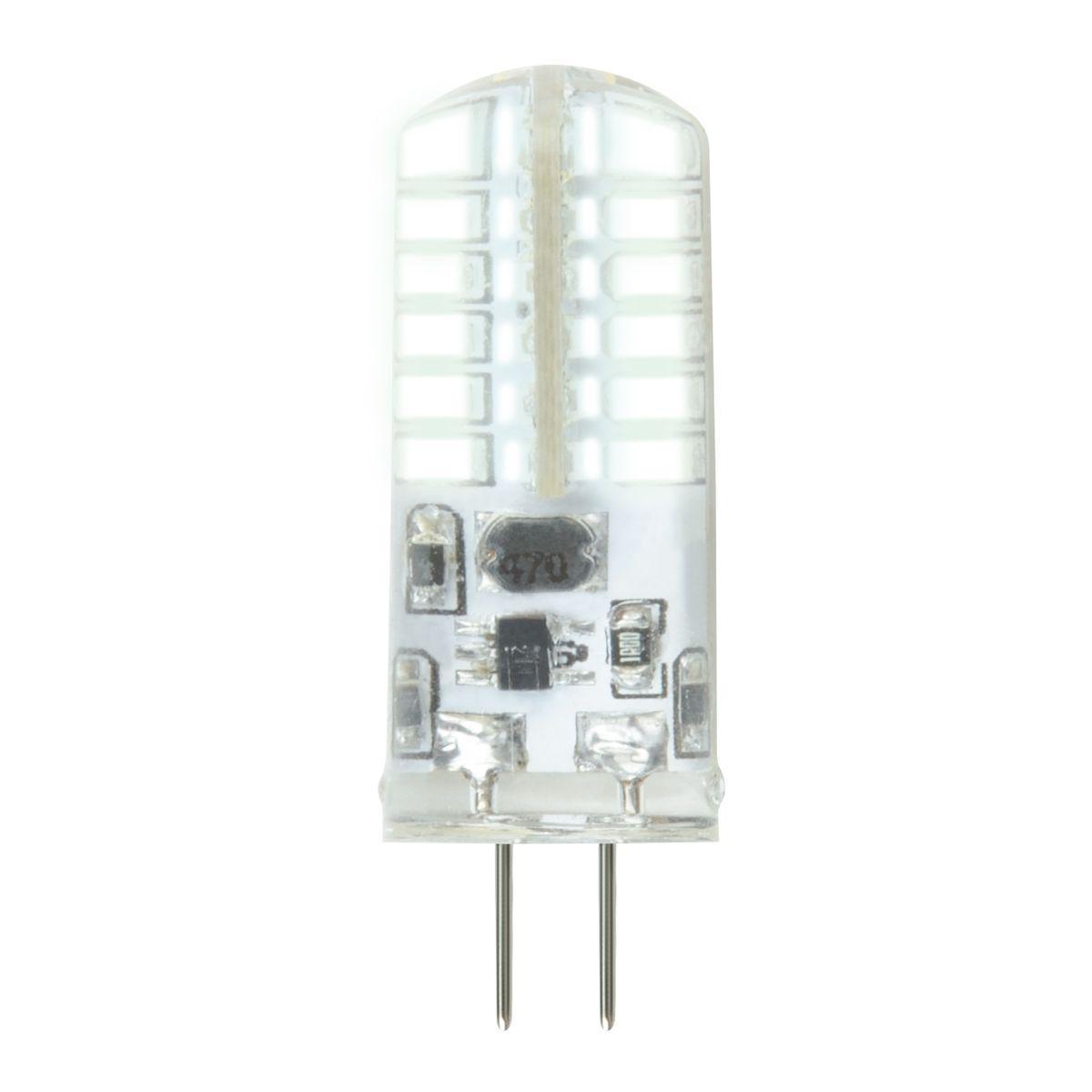 Купить Лампа светодиодная Uniel G4 3W 3000K прозрачная LED-JC-12/3W/4000K/G4/CL SIZ05TR UL-00010367 по цене 167 руб.