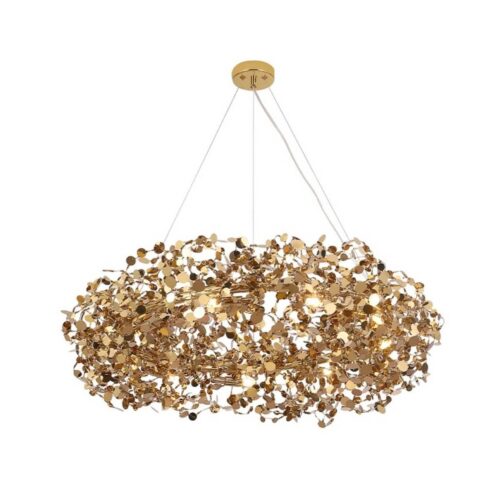 Купить Подвесная люстра Crystal Lux GARDEN SP9 D800 GOLD по цене 38900 руб.