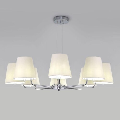 Купить Подвесная люстра Eurosvet Amaretto 60155/8 хром по цене 14200 руб.