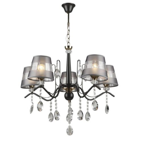 Заказать Подвесная люстра Seven Fires Greys WD3600/5H-CF-FGD-GR с доставкой в Москве и области Купить Подвесная люстра Seven Fires Greys WD3600/5H-CF-FGD-GR по цене 6260 руб.