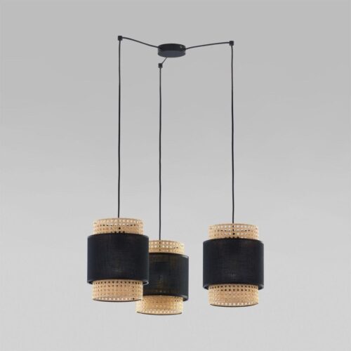 Купить Подвесная люстра TK Lighting 6549 Boho Black по цене 43900 руб.