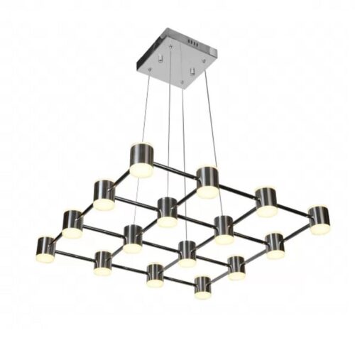 Купить Подвесная светодиодная люстра iLedex Vibe FS-028-D16 CR по цене 53190 руб.