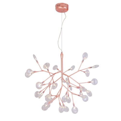 Купить Подвесной светильник Crystal Lux Evita SP36 Copper/Transparent по цене 32900 руб.