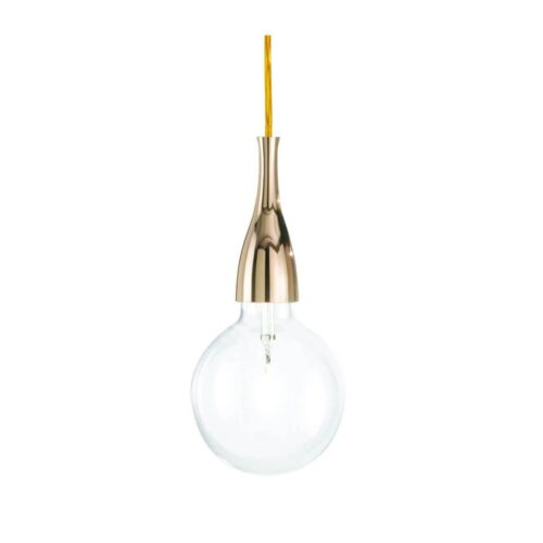 Заказать Подвесной светильник Ideal Lux Minimal SP1 Oro 009391 с доставкой в Москве и области Купить Подвесной светильник Ideal Lux Minimal SP1 Oro 009391 по цене 10300 руб.