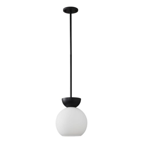 Купить Подвесной светильник iLamp Mono P6079-1 BK+WH по цене 7390 руб.