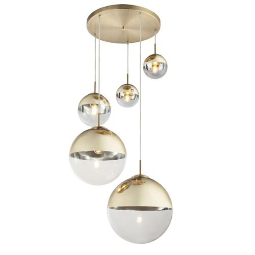 Купить Подвесной светильник Toplight Glass TL1203H-05GD по цене 25000 руб.