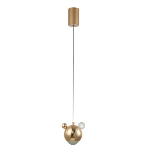 Купить Подвесной светодиодный светильник Crystal Lux Amigo SP Led Gold по цене 700 руб.