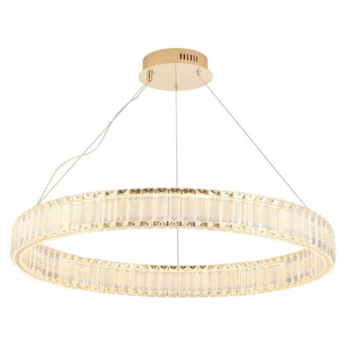 Купить Подвесной светодиодный светильник Crystal Lux Musika SP70W Led Gold по цене 35500 руб.