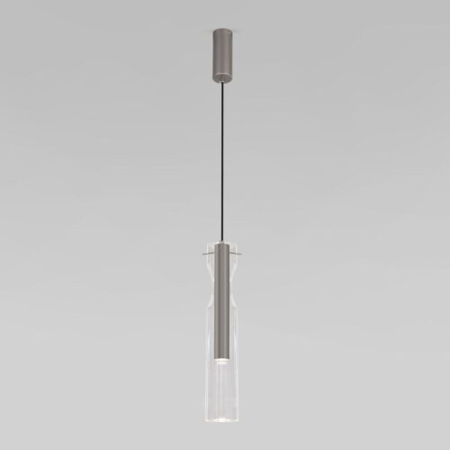 Купить Подвесной светодиодный светильник Eurosvet Swan 50253/1 Led графит по цене 3440 руб.