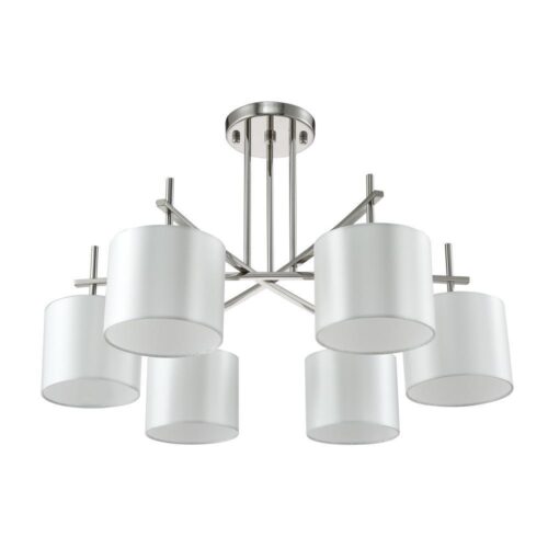 Купить Потолочная люстра Crystal Lux Sergio PL6 Nickel по цене 20900 руб.