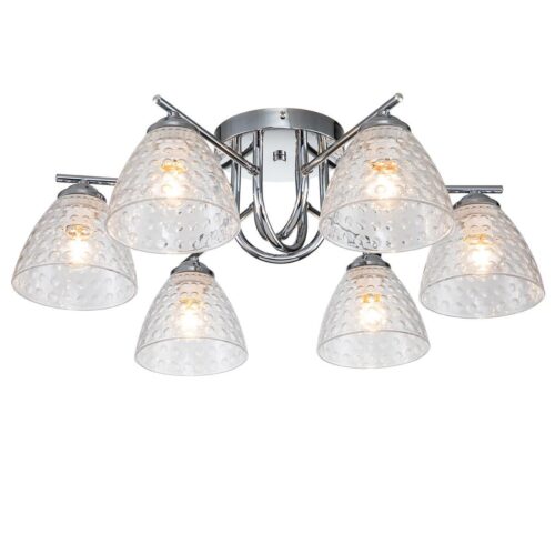 Купить Потолочная люстра Escada Adonis 659/6PL Chrome по цене 8230 руб.