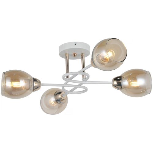 Купить Потолочная люстра Illumico IL8263-4COU-79 WH GD по цене 5290 руб.