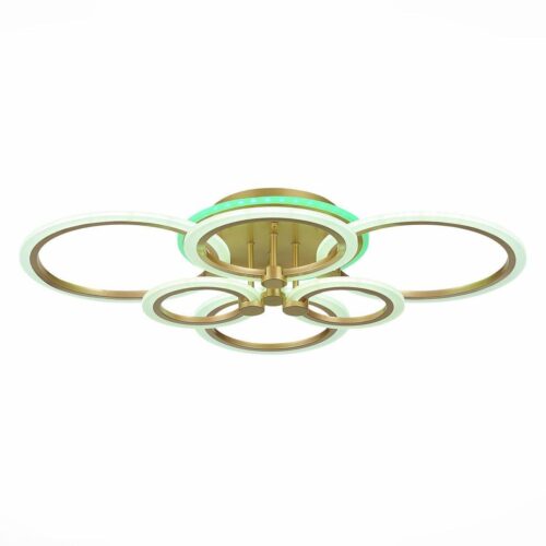 Купить Потолочная светодиодная люстра Evoled Cerina SLE500522-06RGB по цене 12320.00 руб.