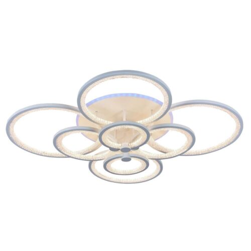 Купить Потолочная светодиодная люстра Profit Light 8002/8 WHT по цене 11458 руб.