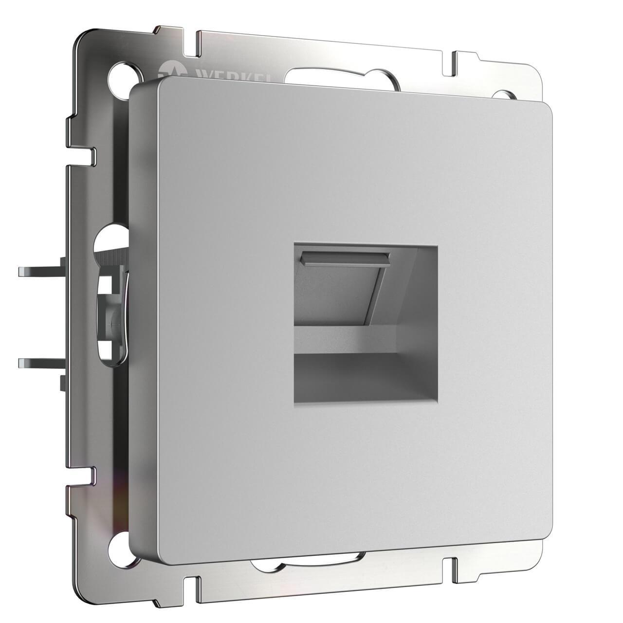 Заказать Розетка Ethernet RJ-45 Werkel серебряный W1181006 4690389156472 с доставкой в Москве и области Купить Розетка Ethernet RJ-45 Werkel серебряный W1181006 4690389156472 по цене 689 руб.