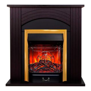 Купить Электрокамин Realflame Hanna STD DN с очагом Majestic Lux Brass 306393 по цене 42580 руб.