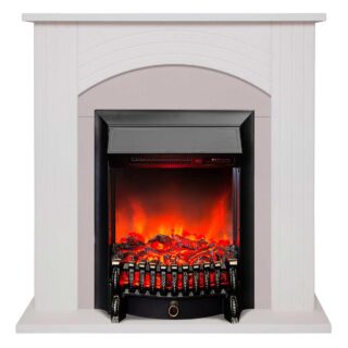 Купить Электрокамин Realflame Hanna STD WT с очагом Fobos Lux Black RC 302395 по цене 36990 руб.