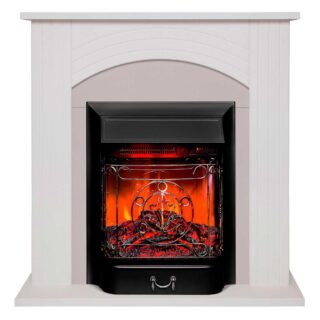 Купить Электрокамин Realflame Hanna STD WT с очагом Majestic Lux Black RC 305395 по цене 44580 руб.