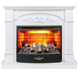 Купить Электрокамин Realflame Cristina 25,5 WT с очагом 3D Firestar 25,5 344035 по цене 120980 руб.