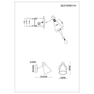 Купить Бра Evoluce Biane SLE103501-01 по цене 980 руб.
