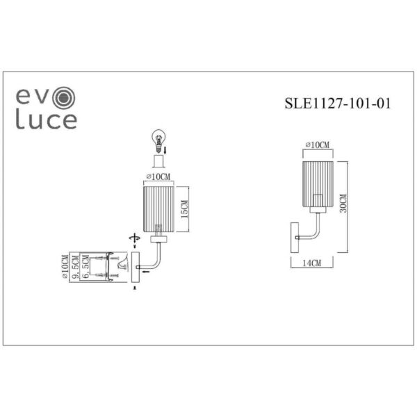 Купить Бра Evoluce Tilda SLE1127-101-01 по цене 1430 руб.