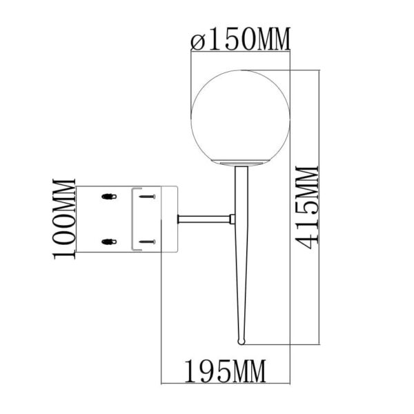 Купить Бра Moderli Scrumbel V6043-1W по цене 2290 руб.