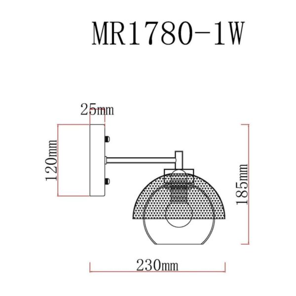 Купить Бра MyFar Hloya MR1780-1W по цене 4395 руб.