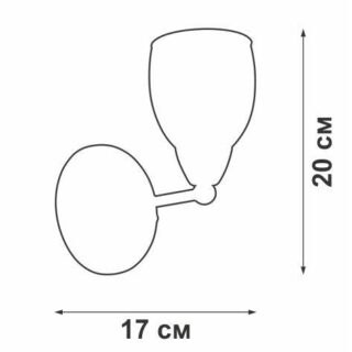 Купить Бра Vitaluce V4186-9/1A по цене 1367 руб.
