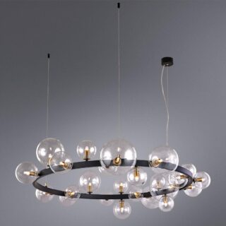 Купить Подвесная люстра Arte Lamp Vincent A7790SP-24BK по цене 75270 руб.