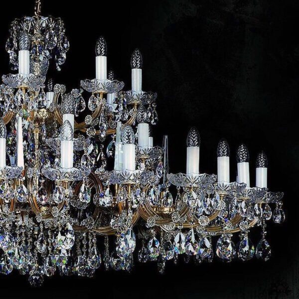 Купить Подвесная люстра Artglass Maria Terezia 32 CE по цене 1325672 руб.
