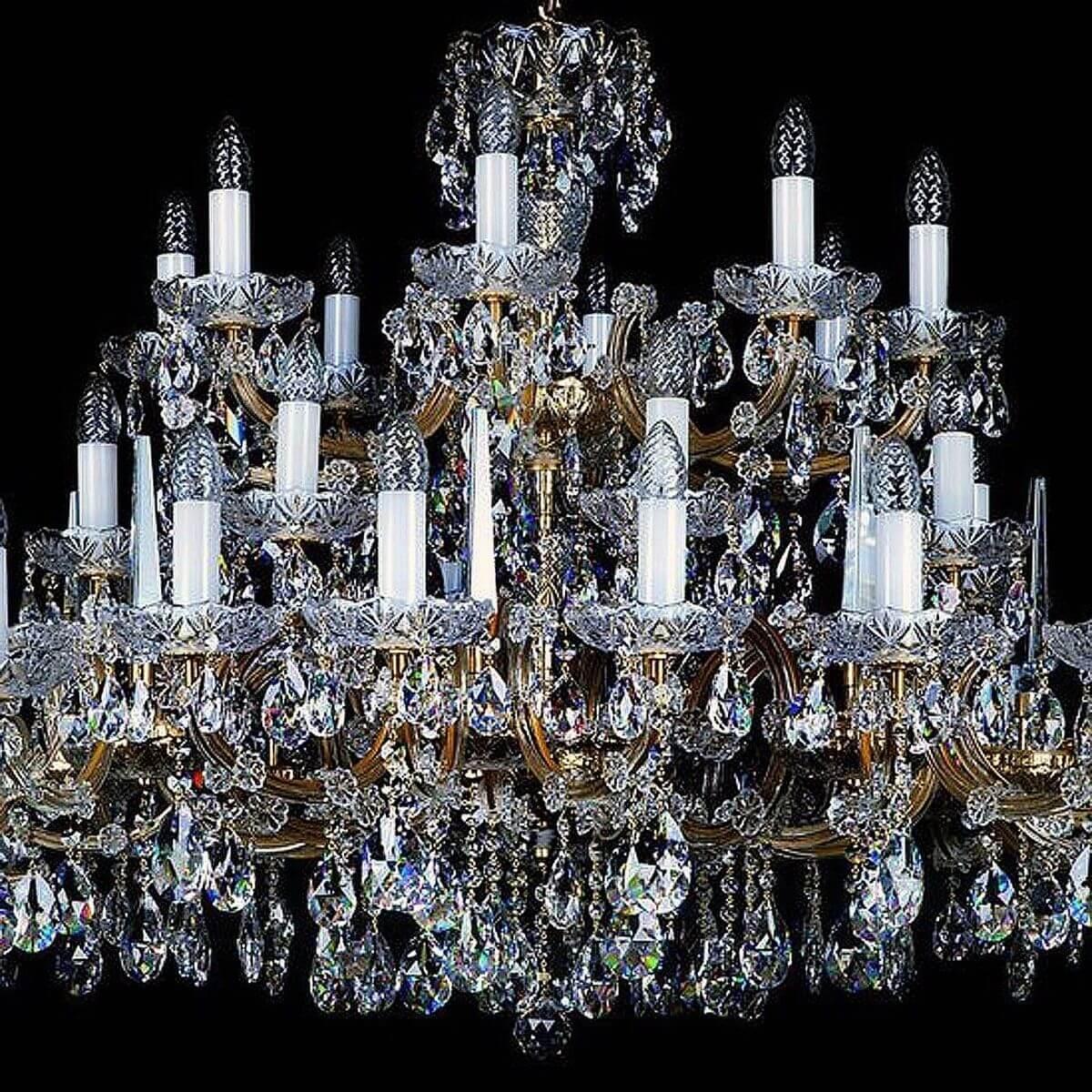 Заказать Подвесная люстра Artglass Maria Terezia 32 CE с доставкой в Москве и области Купить Подвесная люстра Artglass Maria Terezia 32 CE по цене 1325672 руб.