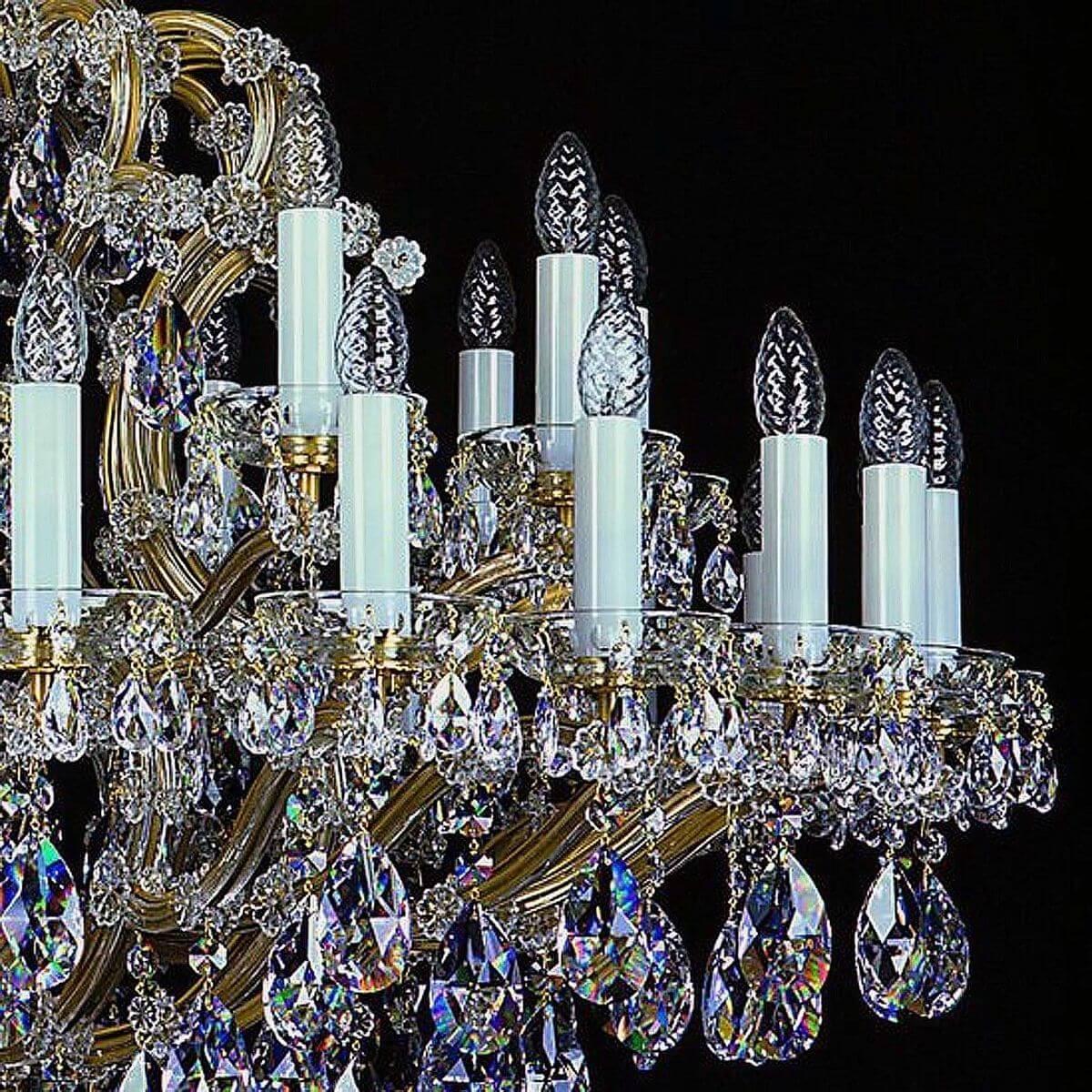 Заказать Подвесная люстра Artglass Maria Terezia 37 Vachtle CE с доставкой в Москве и области Купить Подвесная люстра Artglass Maria Terezia 37 Vachtle CE по цене 1247260 руб.