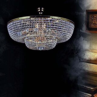 Купить Потолочная люстра Artglass Gerta Dia 1000 Polished CE по цене 629527 руб.