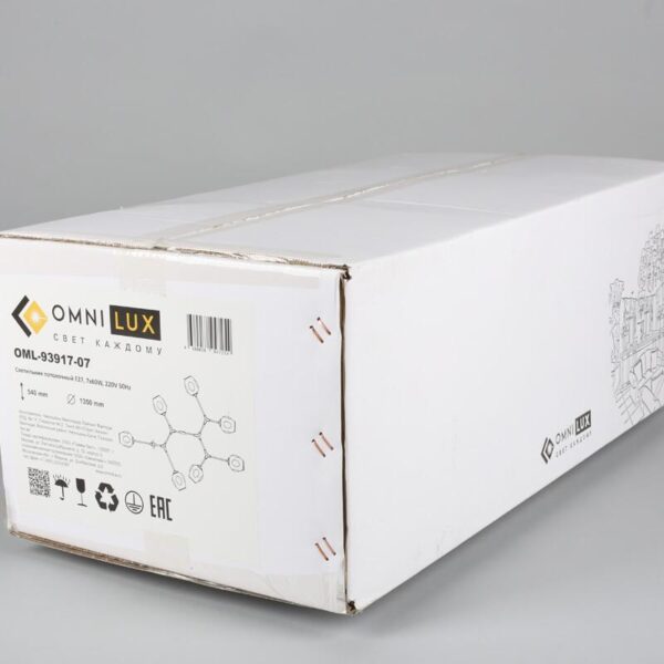 Купить Потолочная люстра Omnilux Asolo OML-93917-07 по цене 12270 руб.