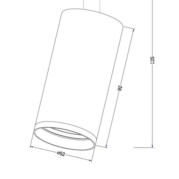 Купить Трековый светильник Maytoni Track Lamps TR020-1-GU10-W по цене 1300 руб.