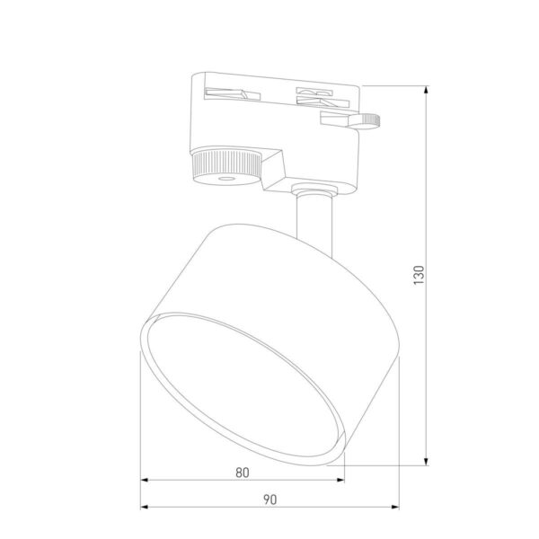 Купить Трековый светильник TK Lighting 4398 Tracer Black по цене 5740 руб.