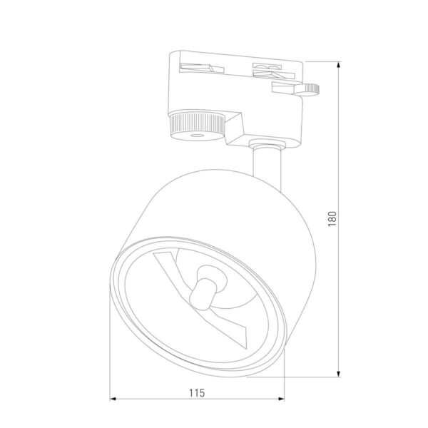 Купить Трековый светильник TK Lighting 4494 Tracer Black по цене 5790 руб.