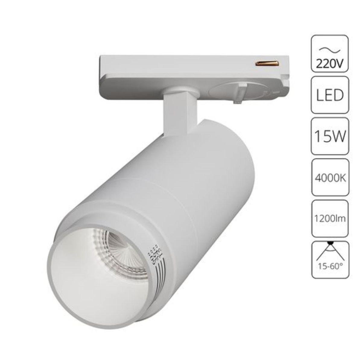 Заказать Трековый светодиодный светильник Arte Lamp Merak A3540PL-1WH с доставкой в Москве и области Купить Трековый светодиодный светильник Arte Lamp Merak A3540PL-1WH по цене 3400 руб.
