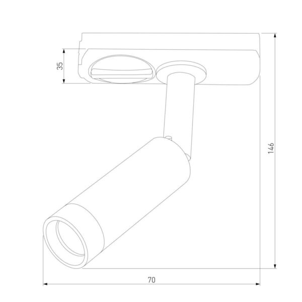 Купить Трековый светодиодный светильник TK Lighting 3383 Tracer по цене 11500 руб.